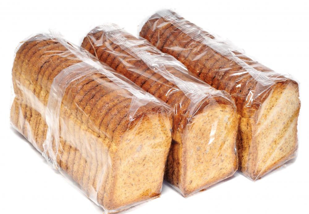 Prepackaged, sliced bread.
