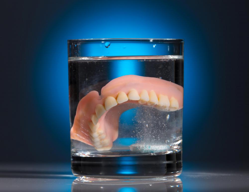 Carbomers may be used in denture cleansers.