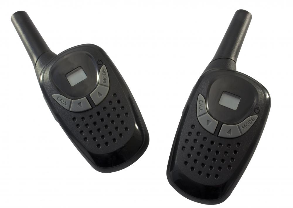 Children should not be given walkie talkies that can pick up and transmit across bands used by emergency services.