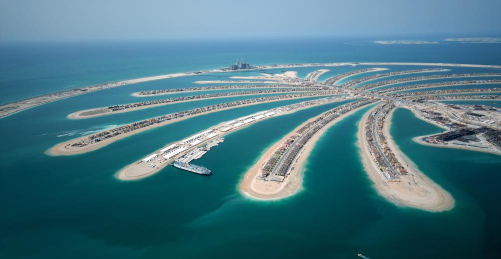 Palm Islands in Dubai.