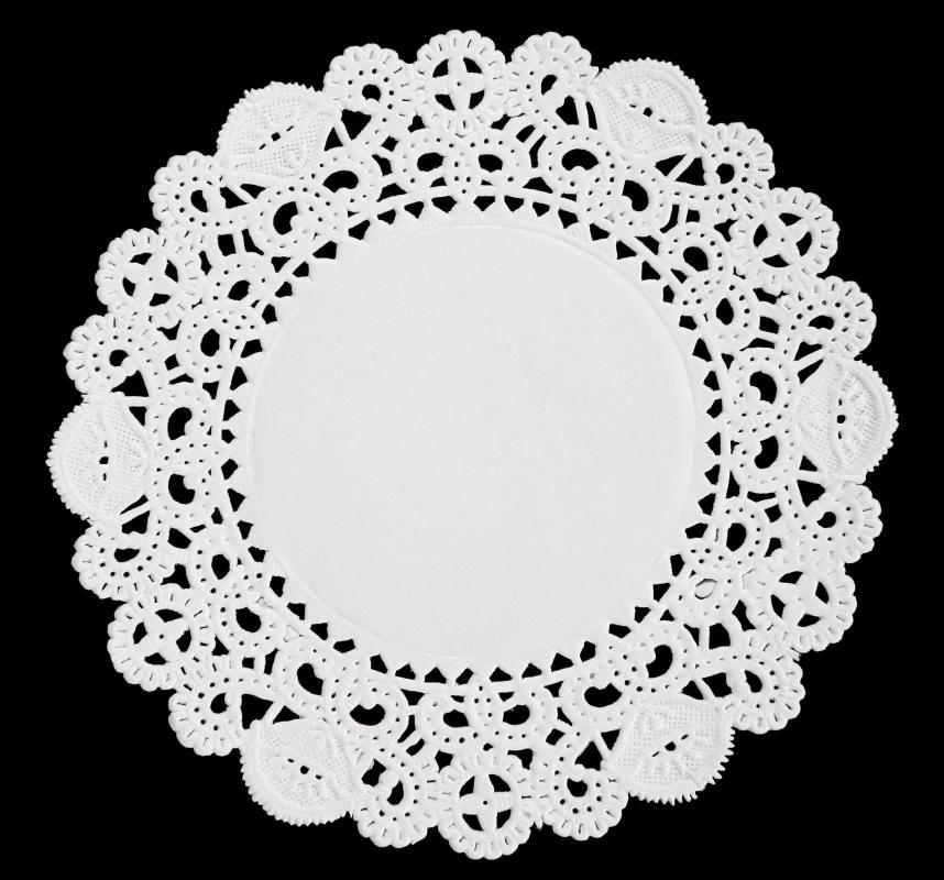 Die cutting can be used to make very intricate paper shapes.