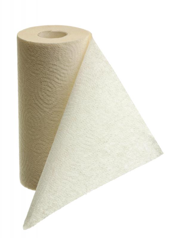 Paper towels may help soak up wax from carpet.