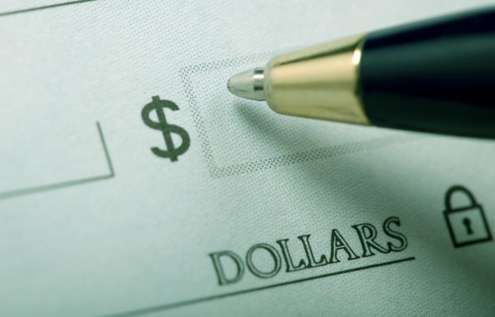 Document forgers may attempt to buy things by using fake checks.