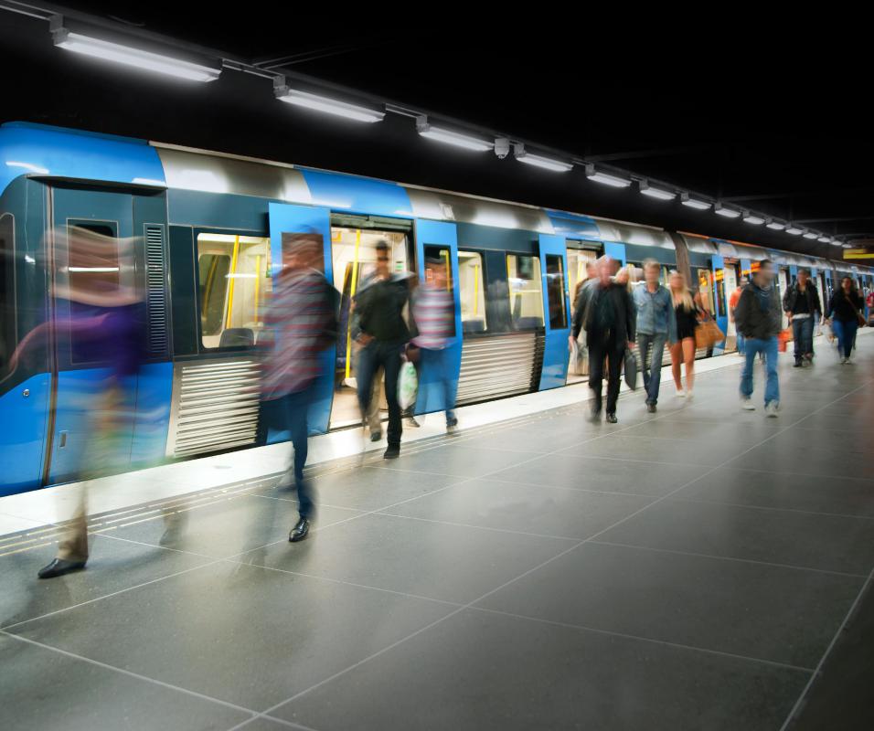 Subway stations are a potential target of IEDs, so it's best not to touch a box or bag left unattended.