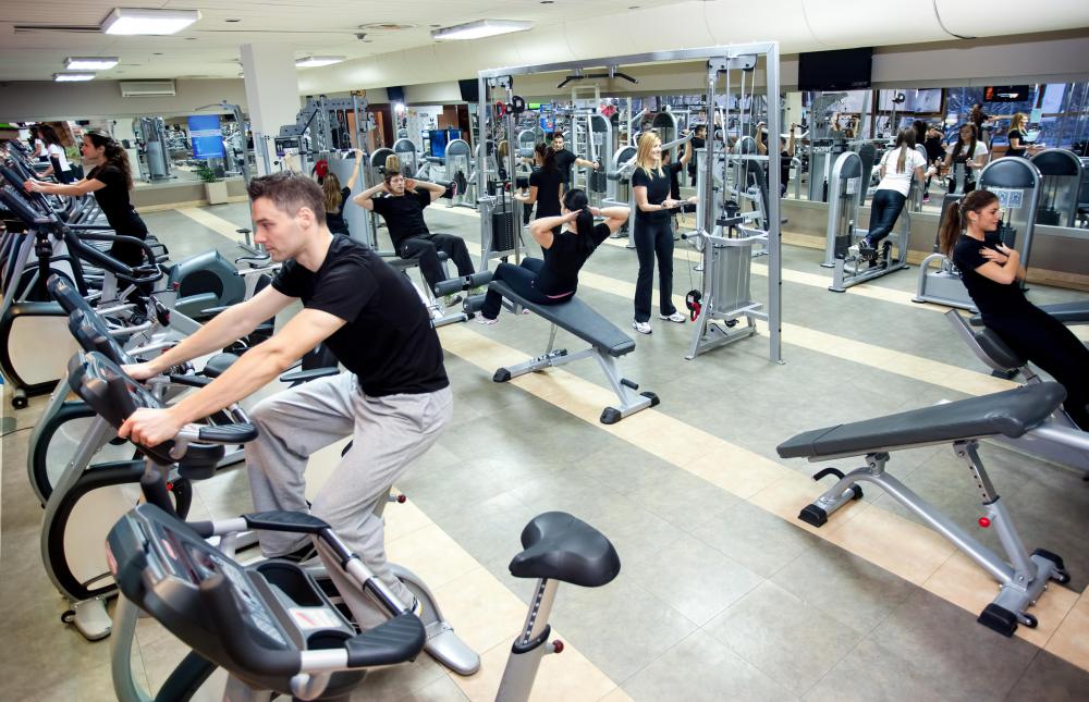 The size and shape of a gym is a primary determinant of what kind of fans are needed.