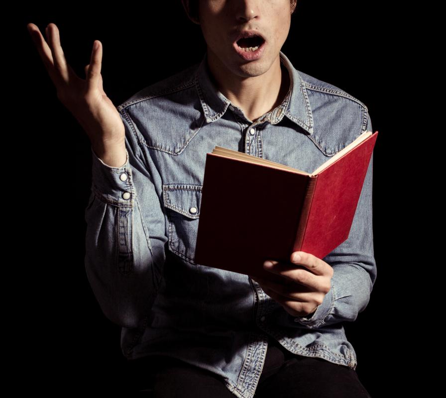 It is important for actors and performers not to exaggerate the effect of a stentorian voice.