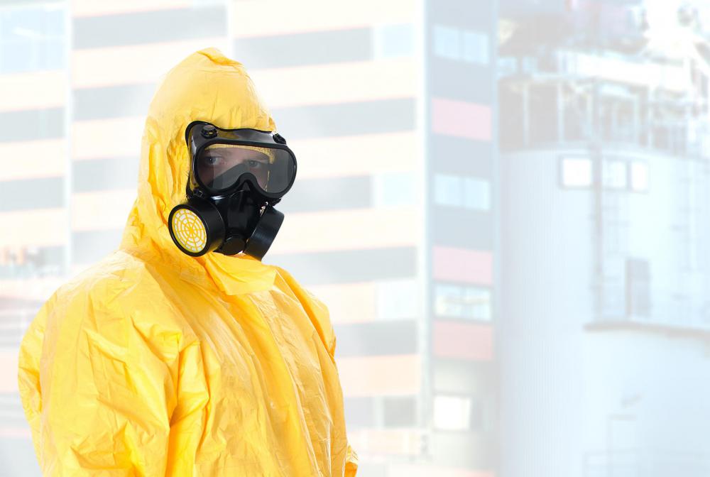 Hazardous material is removed from the environment during the process of decontamination.