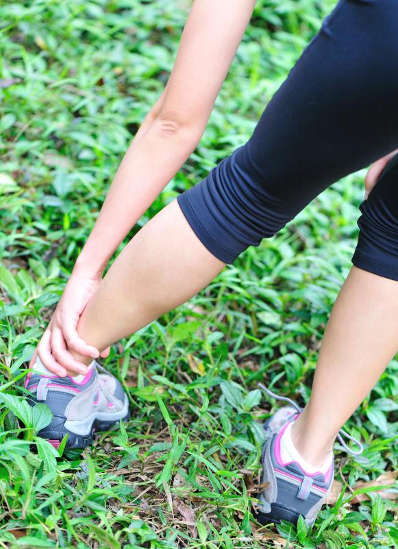 A first degree ankle sprain is the most common and the least serious of ankle injuries of this nature.