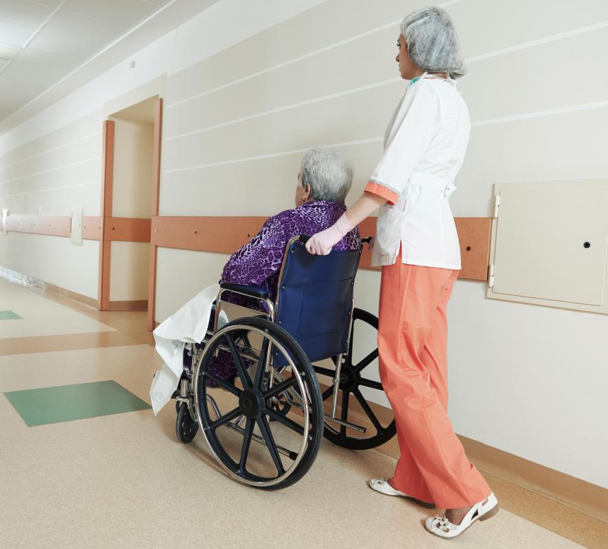 Automatic doors are helpful for those in a wheelchair.