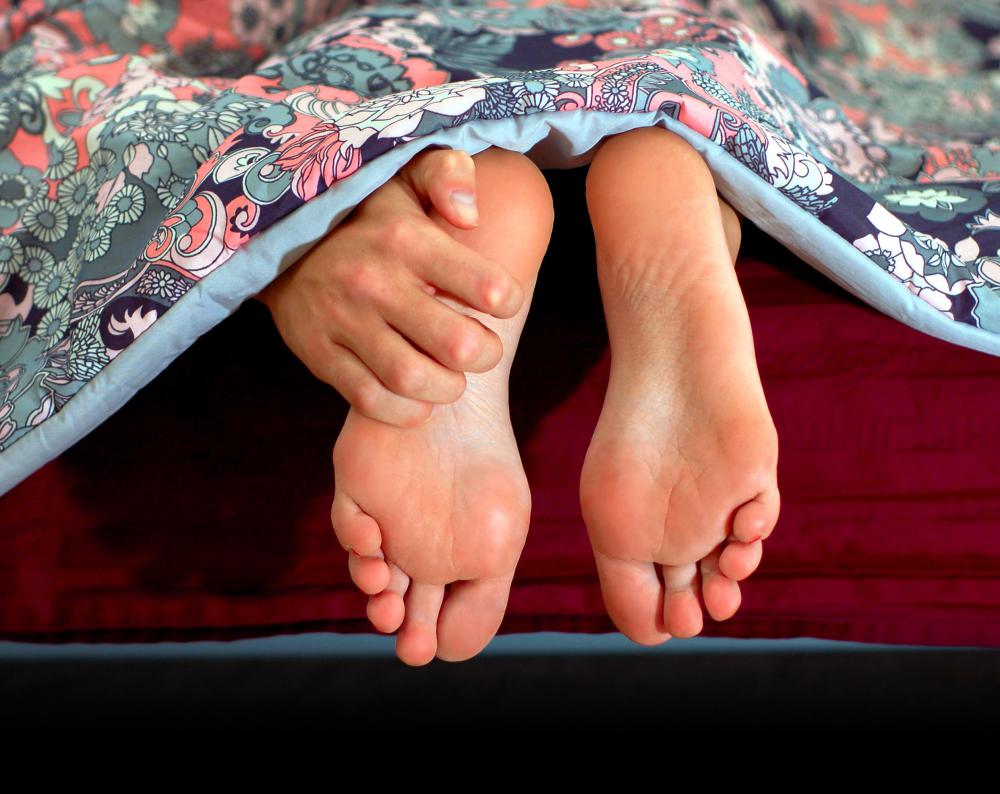 Plantar fasciitis often causes feet to hurt in the morning.