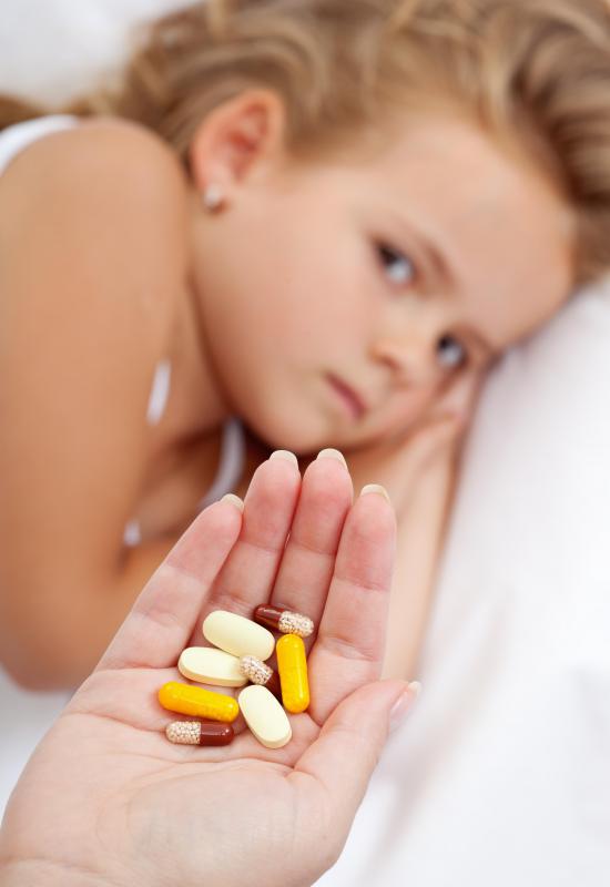 An antibiotic shot may be administered by injection if a child refuses to swallow pills.