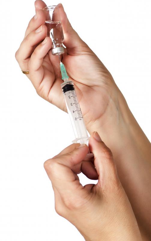 Corticosteroids may be injected directly into an inflamed area.