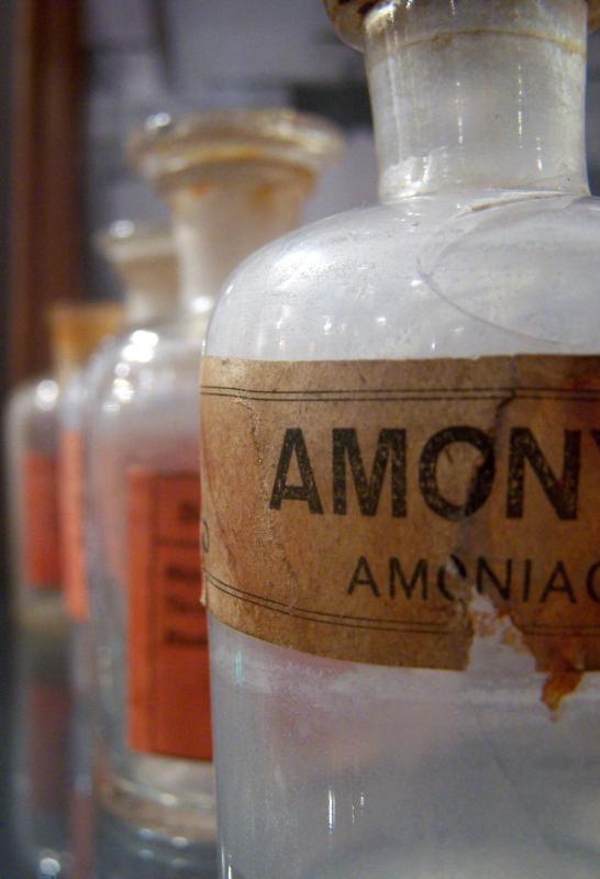 Smelling salts should be kept tightly bottled when not in use due to the noxious odor.