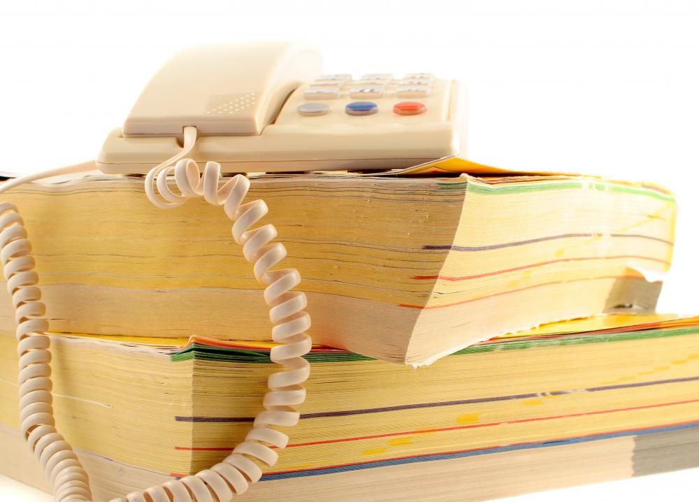 In phone books, the white pages are a directory of names, phone numbers, and addresses.