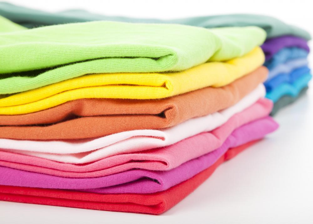 Screen-printing may be performed to produce images onto t-shirts.