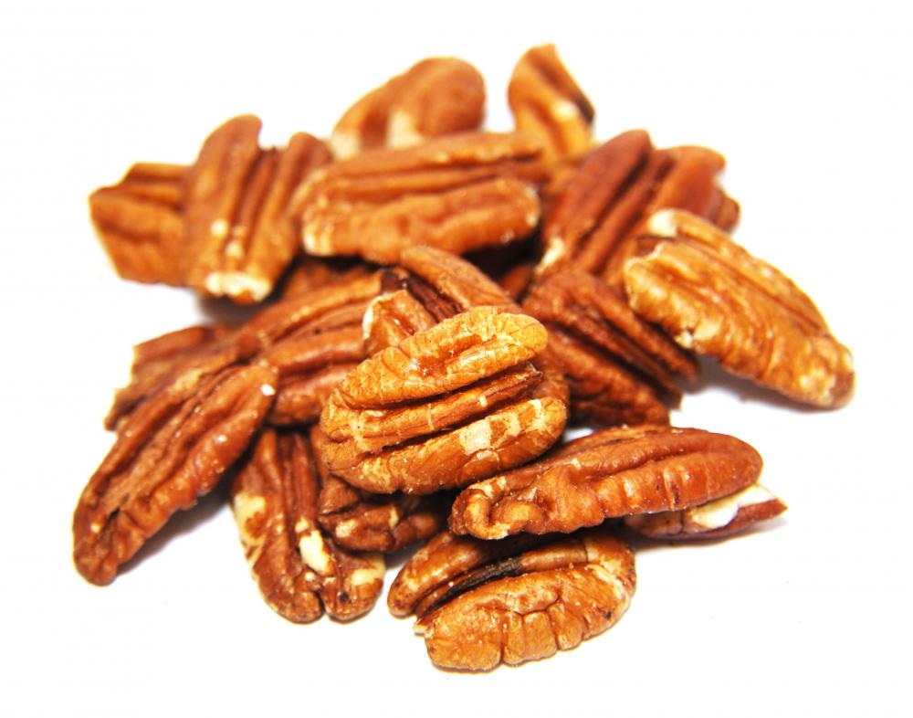 Pecan shells can be ground to make mulch.