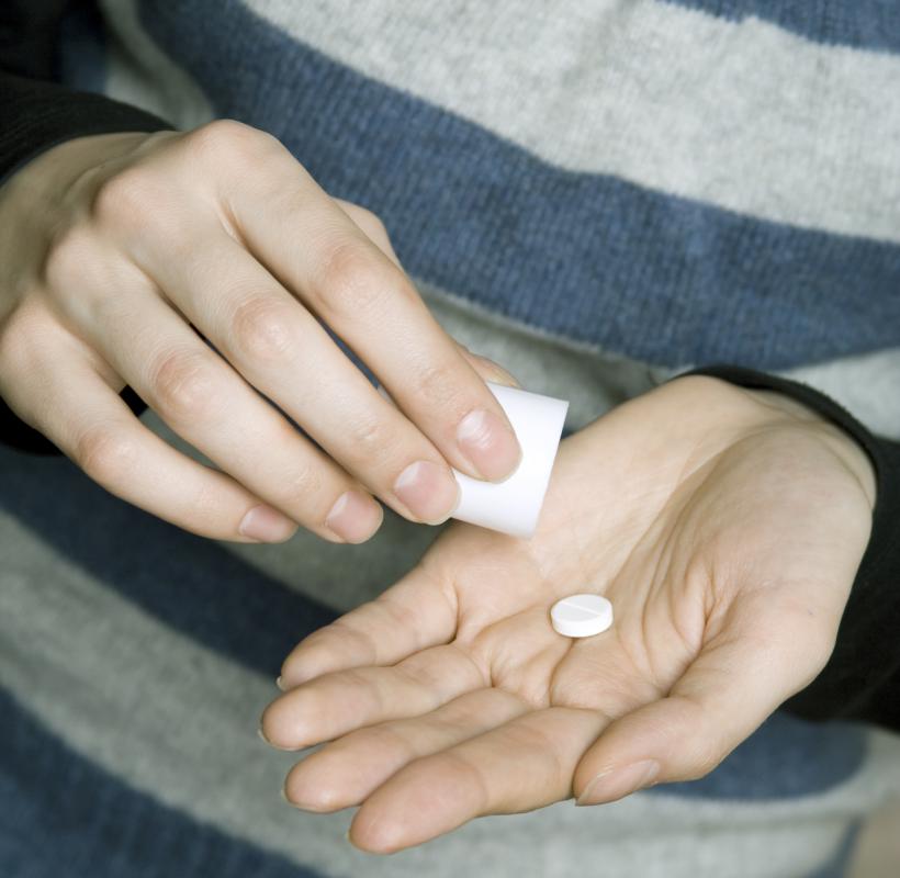 Water pills can be taken to aid urination.