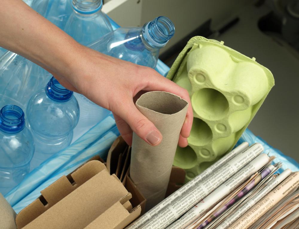 Personal garbage can be reduced significantly by recycling.