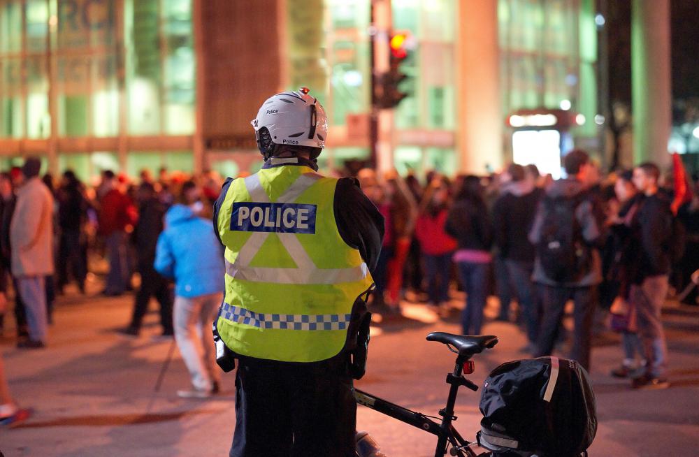 Law enforcement officers are charged with maintaining the peace within their jurisdiction.