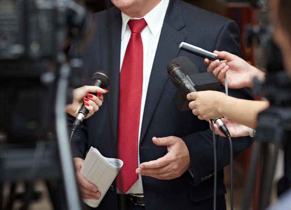 A political scientist might examine how the number of press conferences a politician gives influence polling numbers before an election.