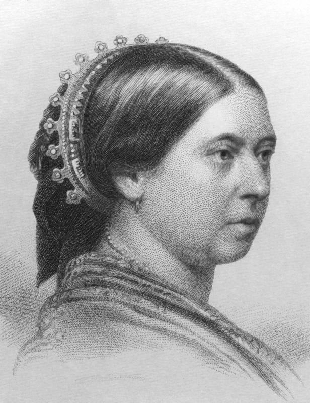 Queen Victoria of England popularized wearing a white wedding dress.