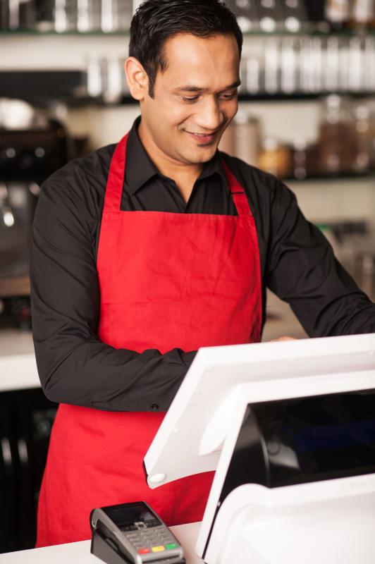 Retail stores have point-of-sale (POS) terminals through which credit card transactions are processed.