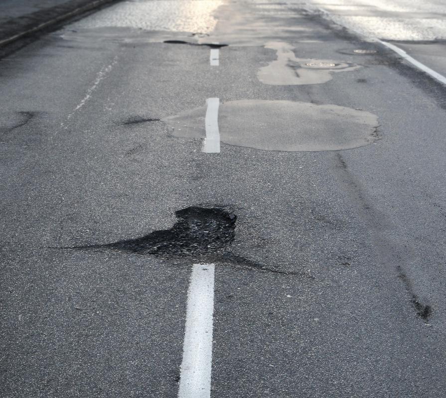 Potholes account for thousands of dollars worth of insurance claims per year.