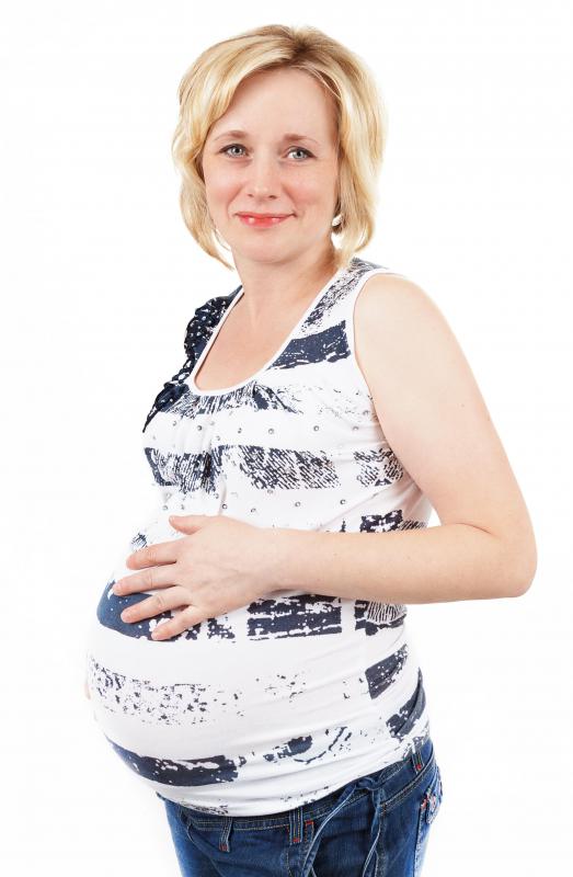 A pregnant woman may experience urinary retention after an epidural.