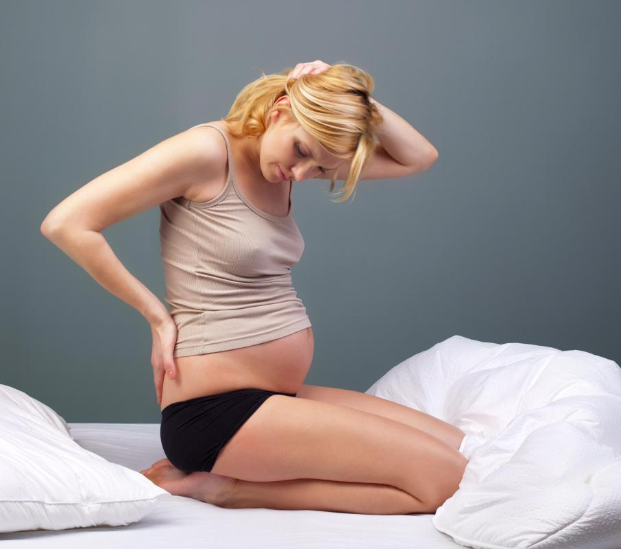 A maternity belt may help to relieve lower back pain.