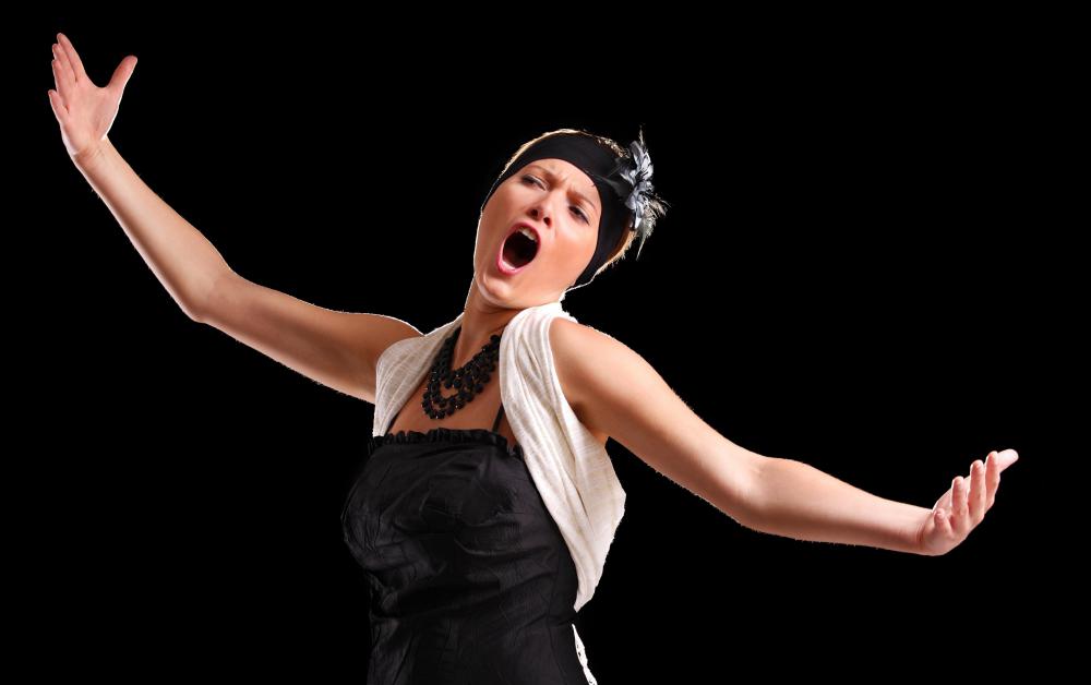 A contralto refers to a female singer who has a deeper-sounding singing voice.