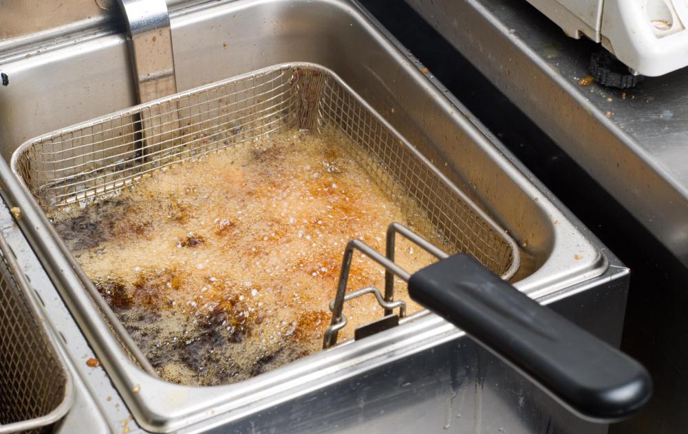 Many restaurants have deep frying equipment.