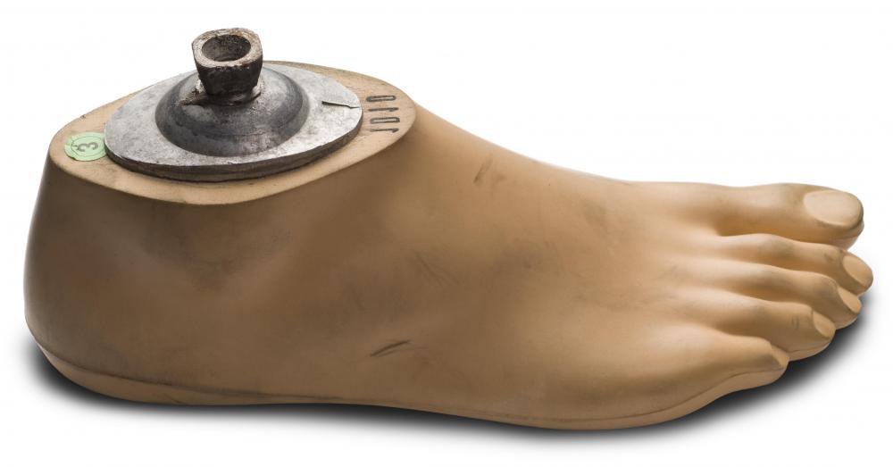 A prosthetic foot may be worn by an individual who experienced loss of a foot.