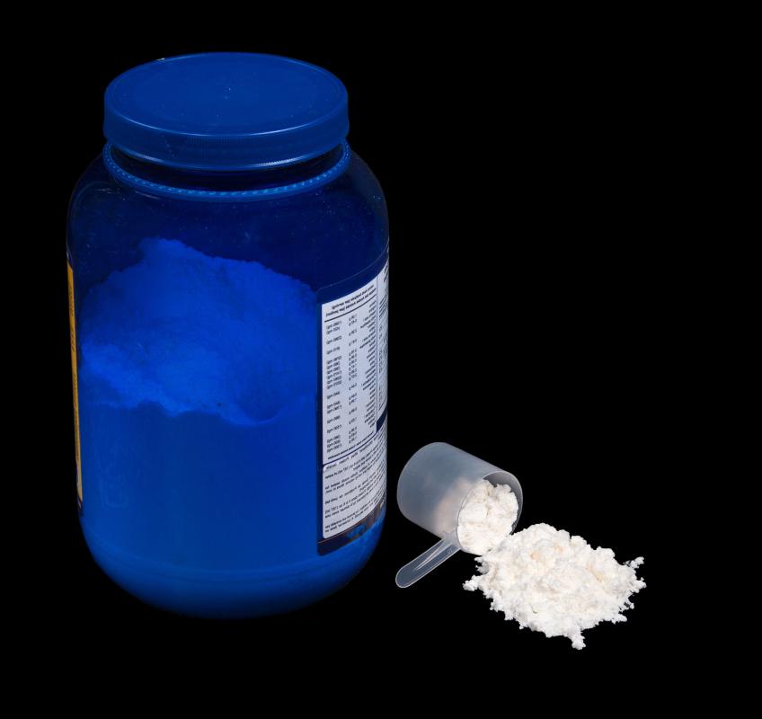 Whey protein powder may contain lactose.
