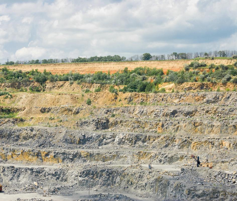 Gravel pits are also known as rock quarries.