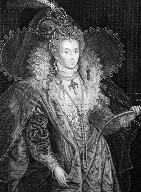 Queen Elizabeth I was a redheaded stepchild.
