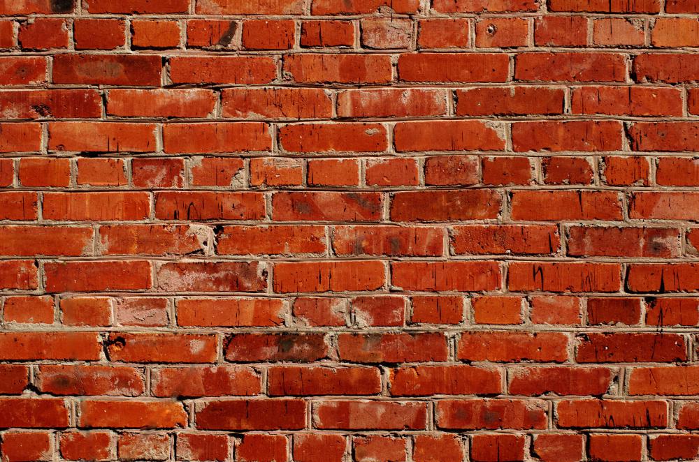 Though brick is a very strong building material, it's porous and can crack, crumble, or break with improper handling.