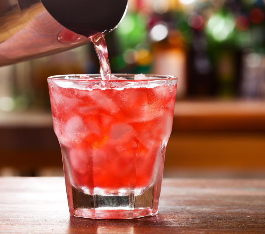 Drinking red beverages may cause a red vomit color.