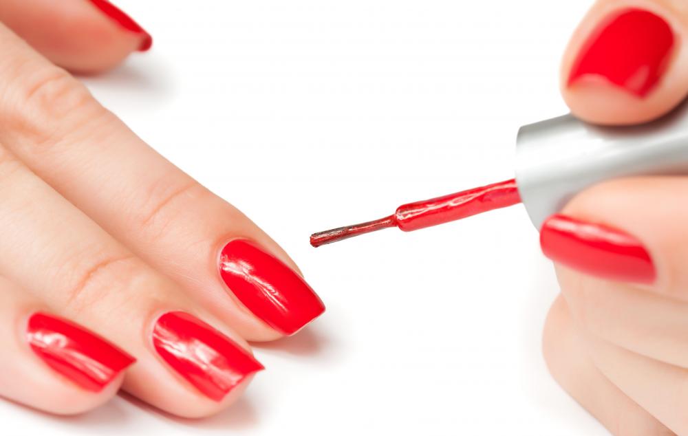 Long, red nails were popular in the 1940's.