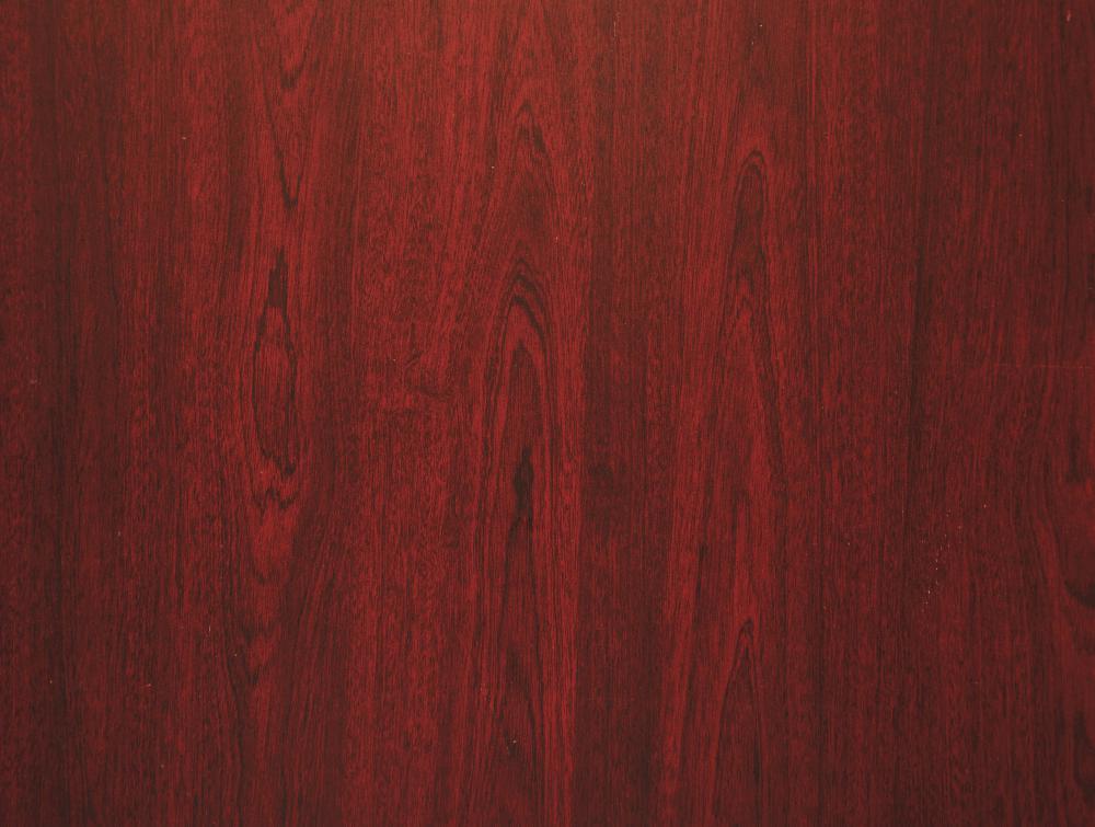 Mahogany is one example of hardwood.