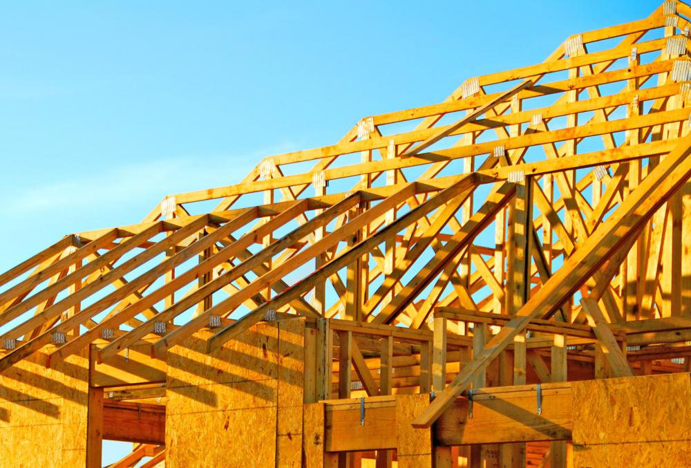 House plans help guide contractors during the construction of a house.