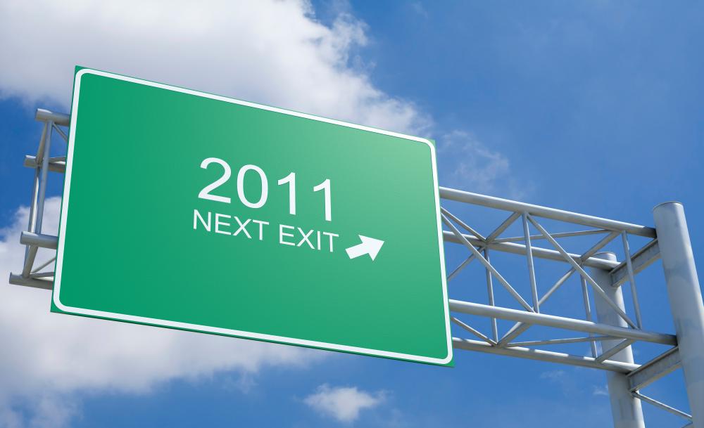 Road signs are painted white on green background to not stress eyes.