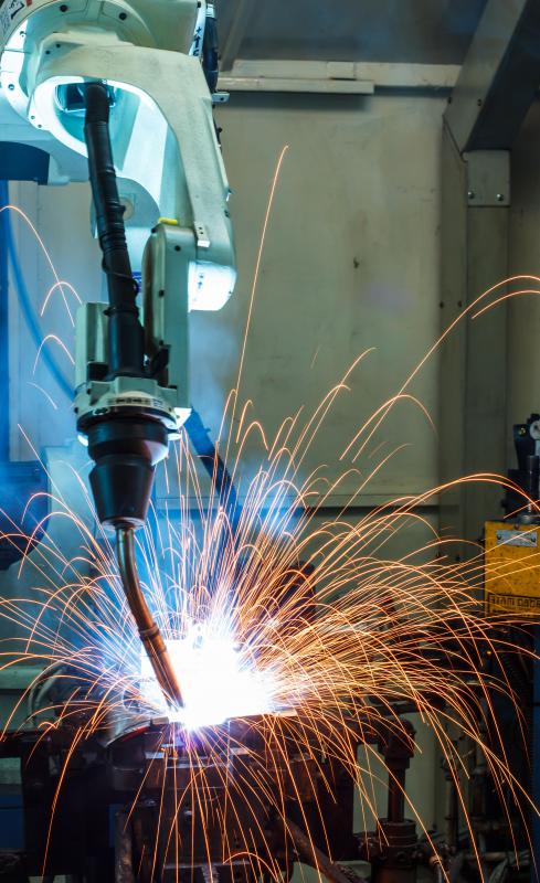 Fusion welding joins two pieces of metal together by heating them to their melting point.