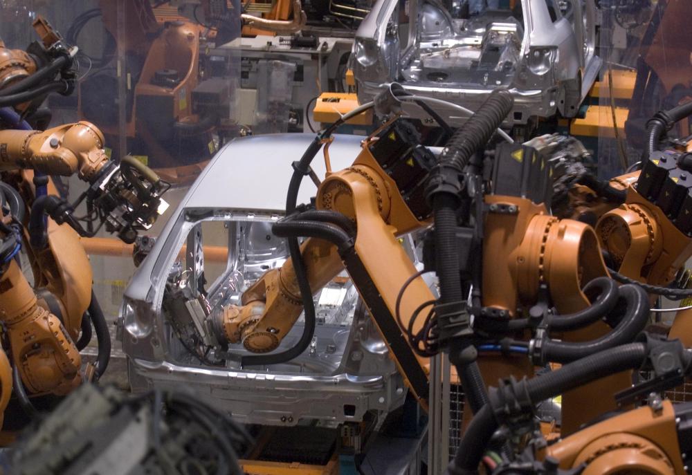 Auto assembly lines often are divided by components.