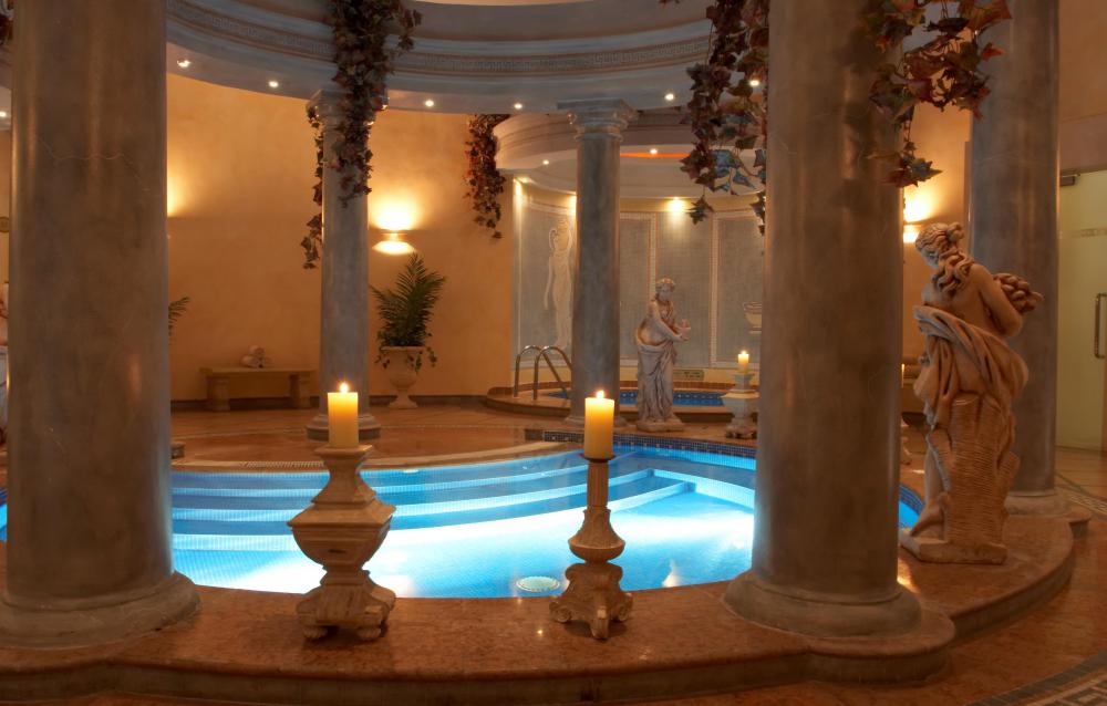 Ancient Romans socialized at public baths while nude.