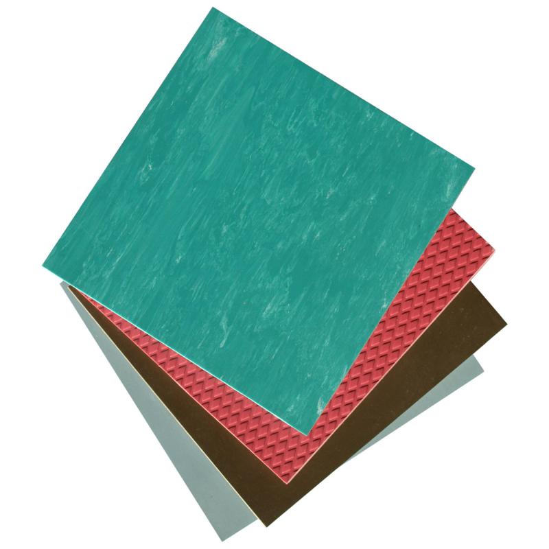 Vinyl flooring comes in sheets or tiles.