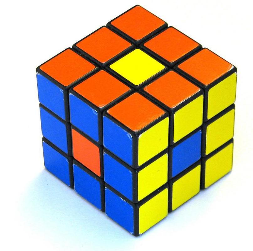 Puzzles and games like the Rubik's Cube test spatial ability.