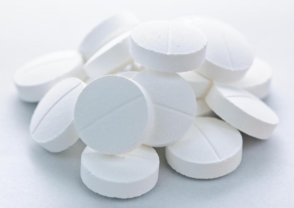 Salt pills, which are sometimes used to treat the effects of water poisoning.