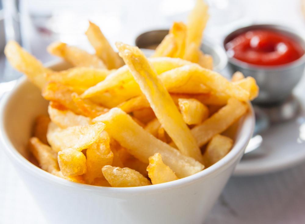 Hydrogenated oils are often used for frying.