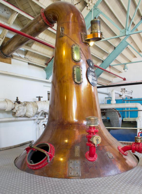 Scotch whiskey usually is made using simple distillation.
