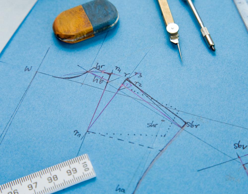 Patterns are commonly used in sewing.